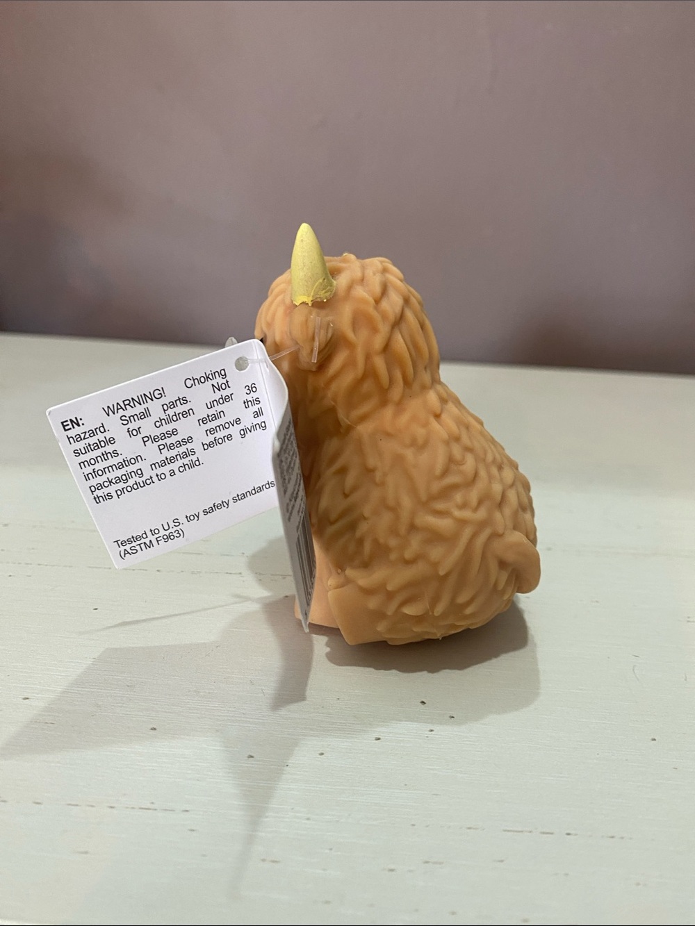 Squishy Mini Highland Cow 3.5” Toy - Picture 4 of 4